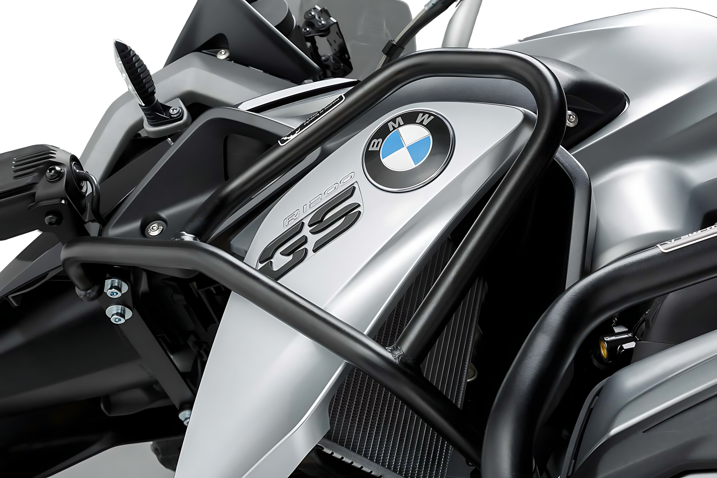 Protecciones superiores de motor Negro. BMW R 1200 GS (12-16).