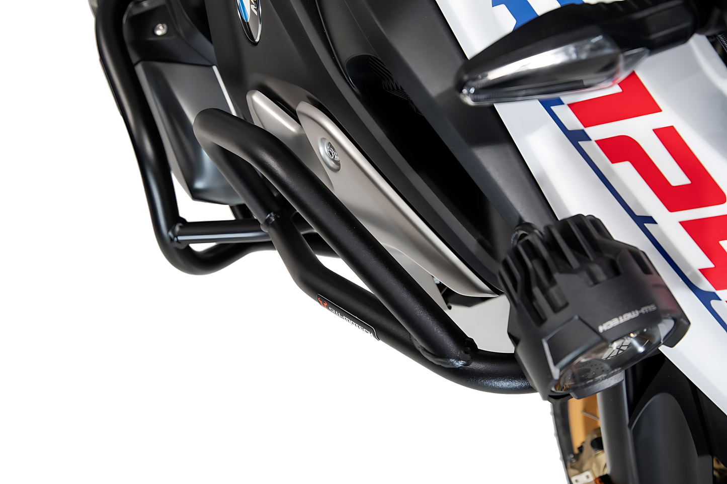 Protecciones superiores de motor Negro. BMW R 1200 GS (16-18), R 1250 GS (18-).