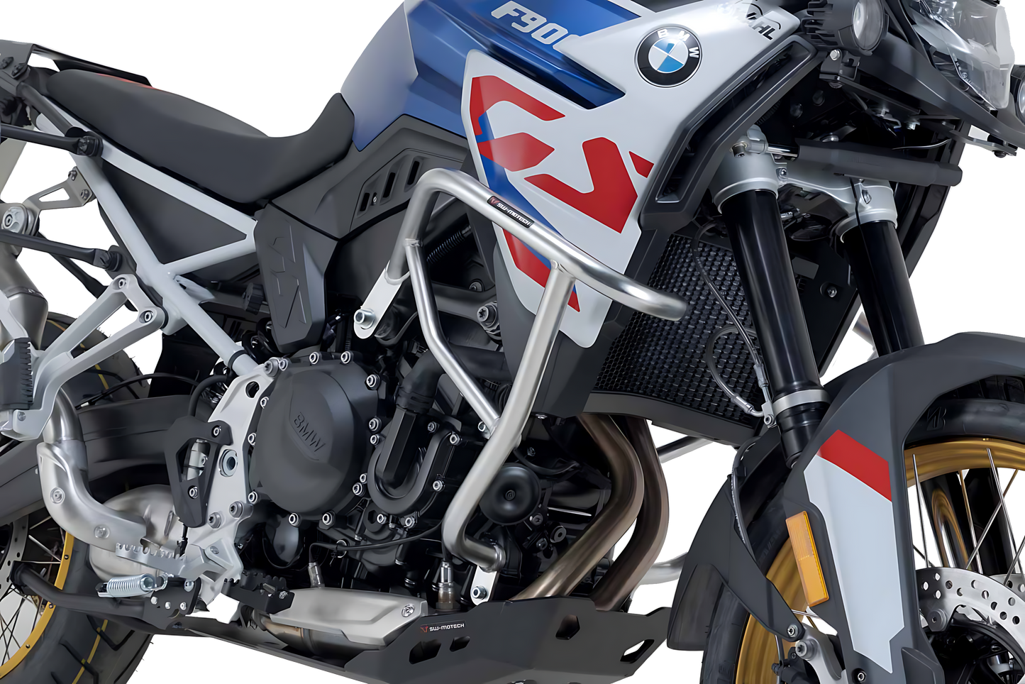 Protecciones laterales de motor Acero inoxidable. BMW F 850 GS, F 800/900 GS.