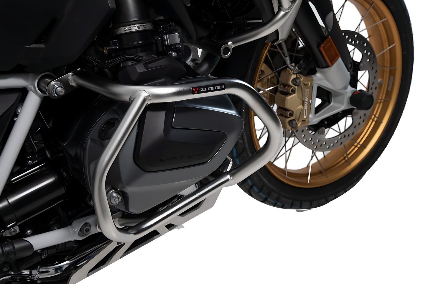 Protecciones laterales de motor Acero inoxidable. BMW R1250GS, R1250 R/RS (18-).