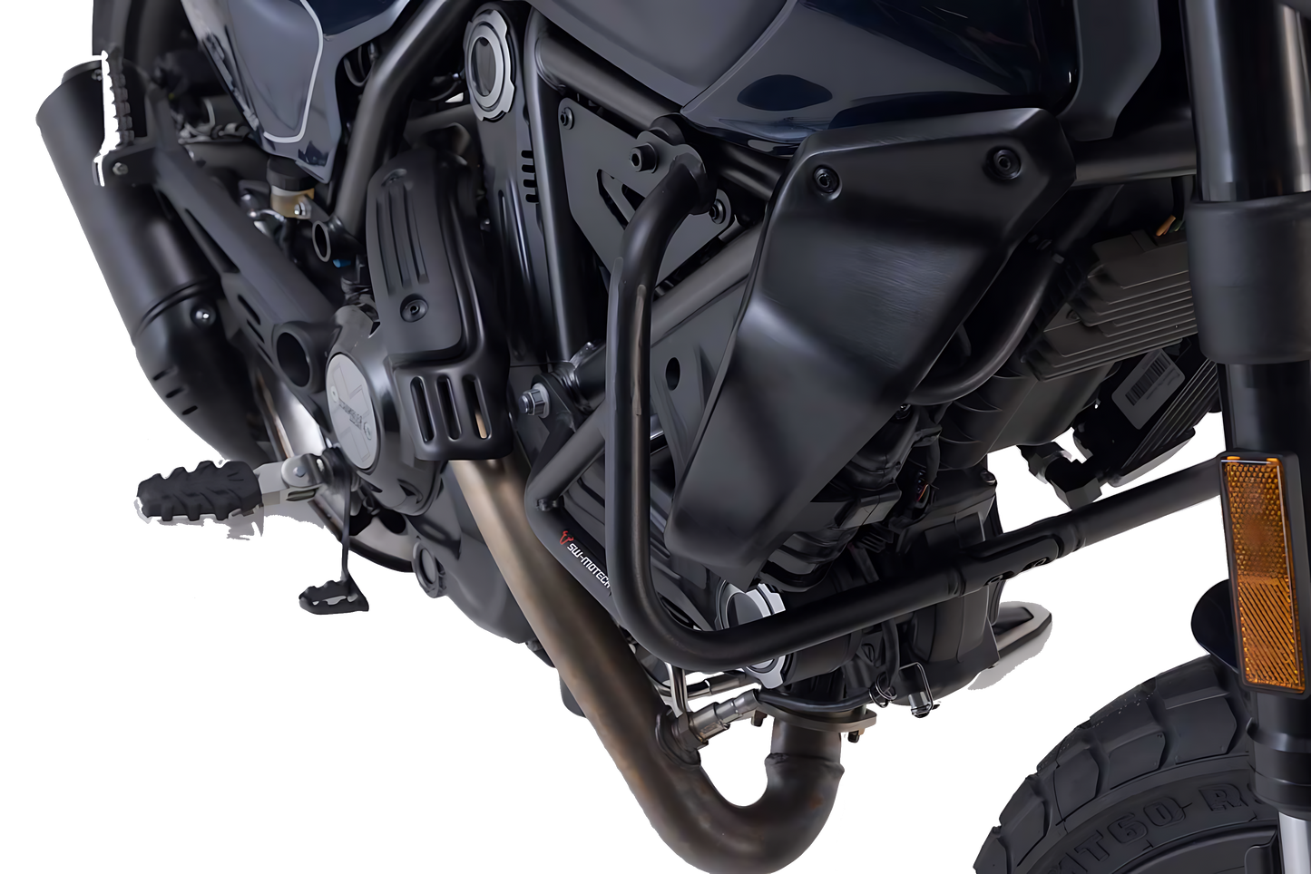 Protecciones laterales de motor Negro. Scrambler Nightshift/ Full Throttle (23-).