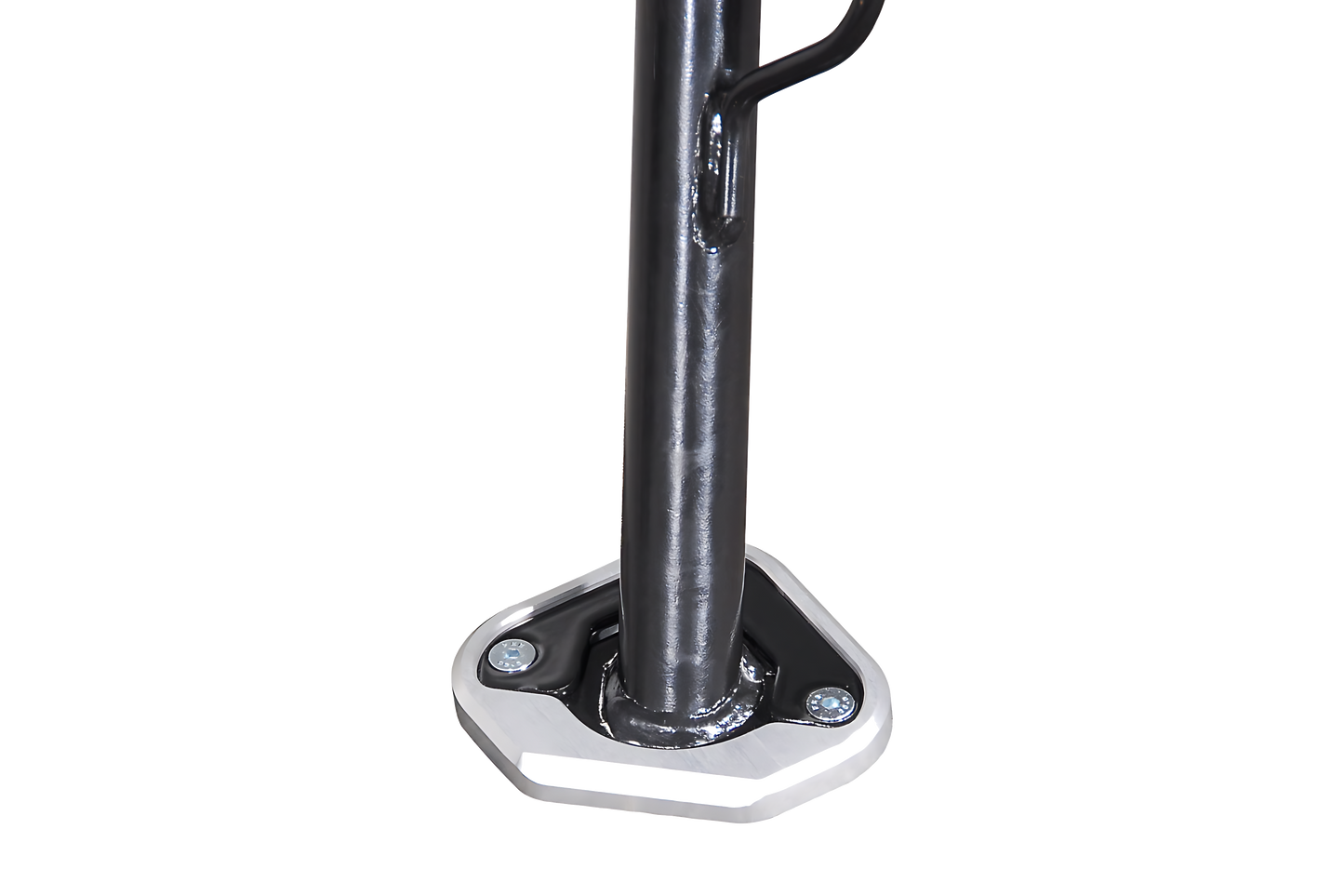 Extension para caballete lateral Negro/plateado. BMW F 800 GS/Adv, Husqvarna TR650.