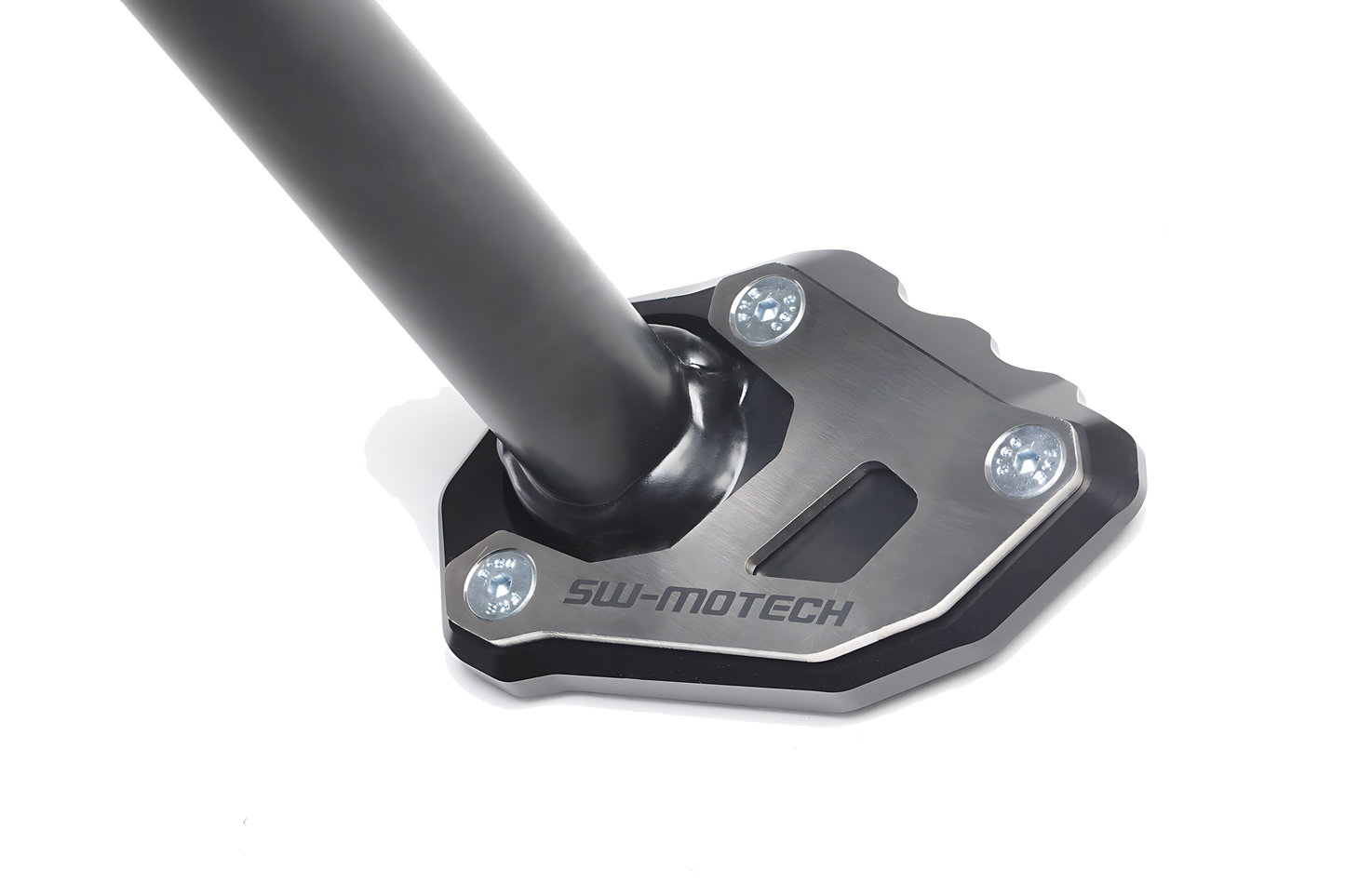 Extension para caballete lateral Negro/plateado. KTM 1050/1090/1190 Adv,1290 SAdv.