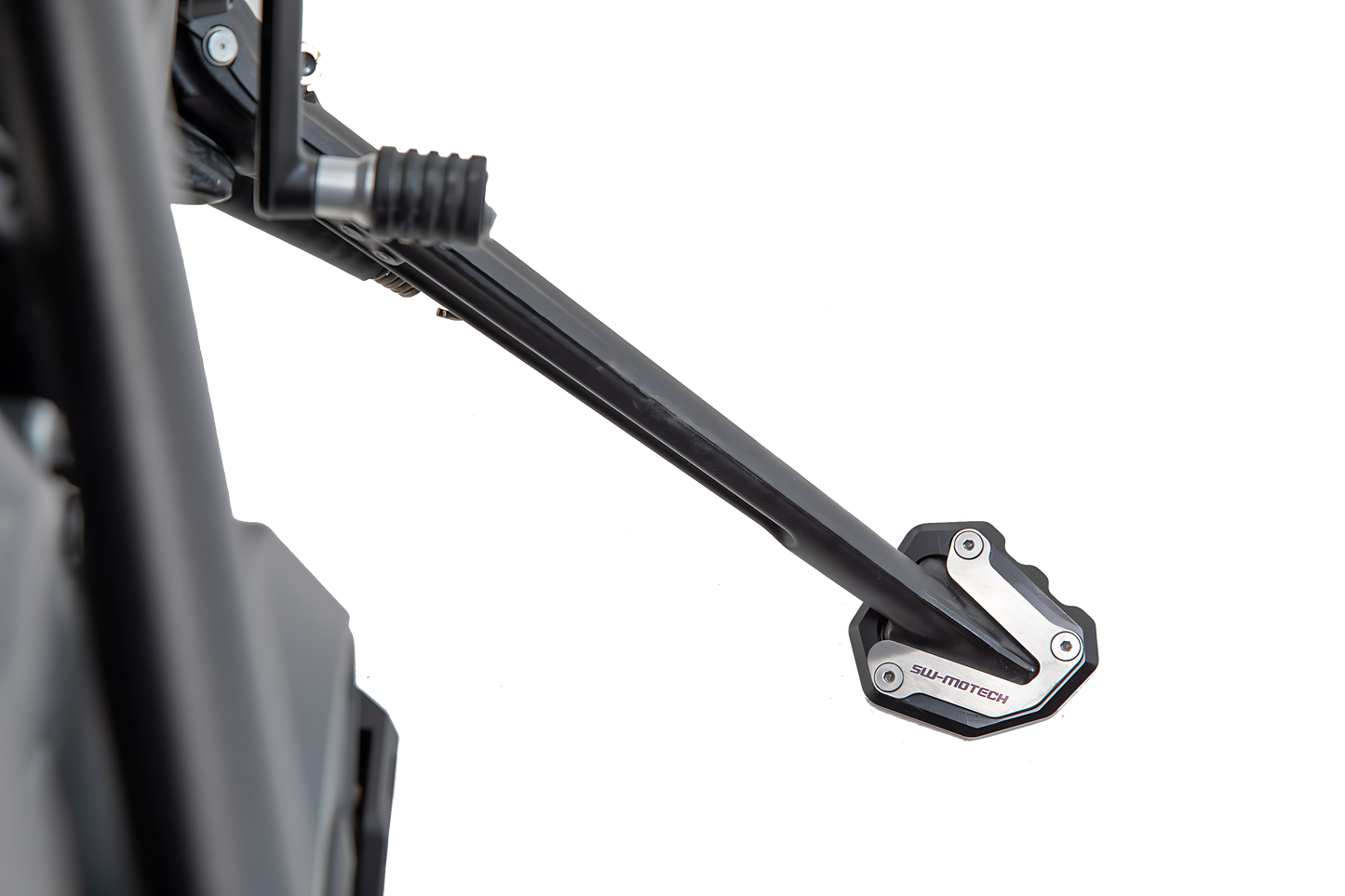 Extension para caballete lateral Negro/plateado. 790 Duke / 890 Duke / 990 Duke.