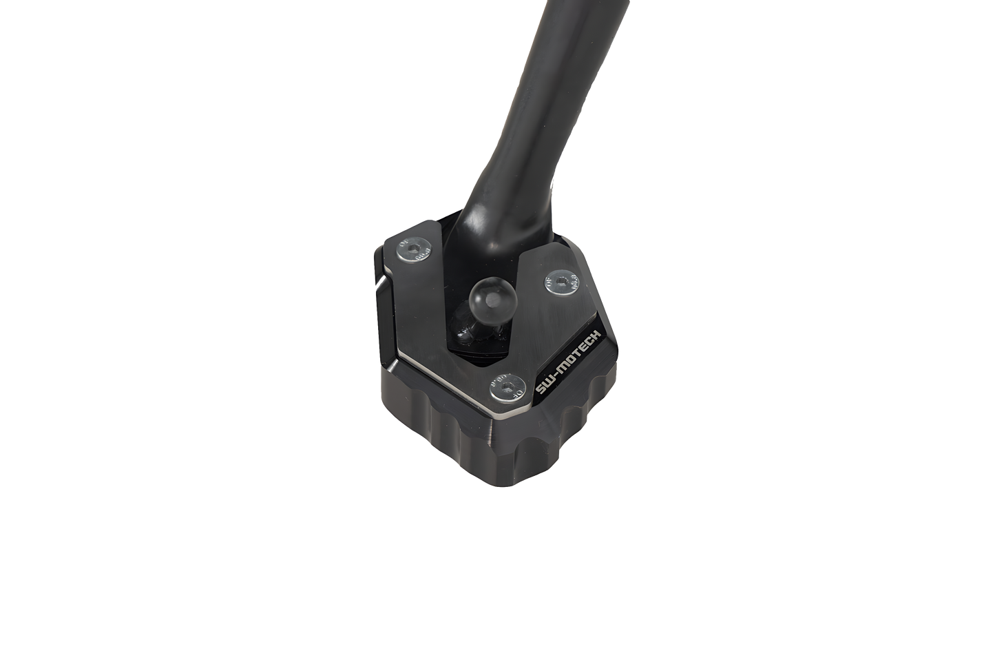 Extension para caballete lateral Negro/plateado. MT-07/Trac/MotoCage,XSR700,YZF-R7.