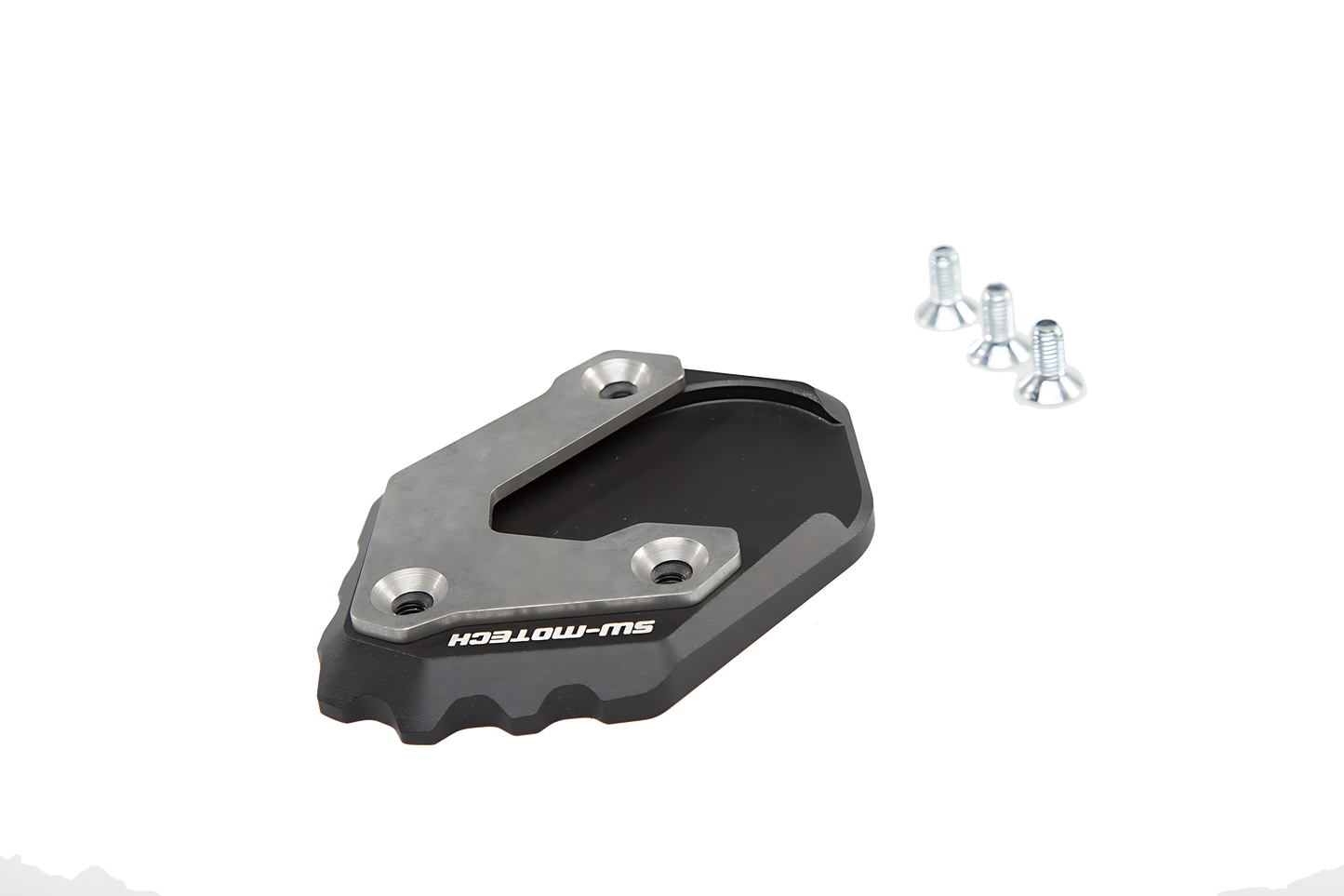 Extension para caballete lateral Negro/plateado. BMW R 1200/1250 GS Adv, Rallye.