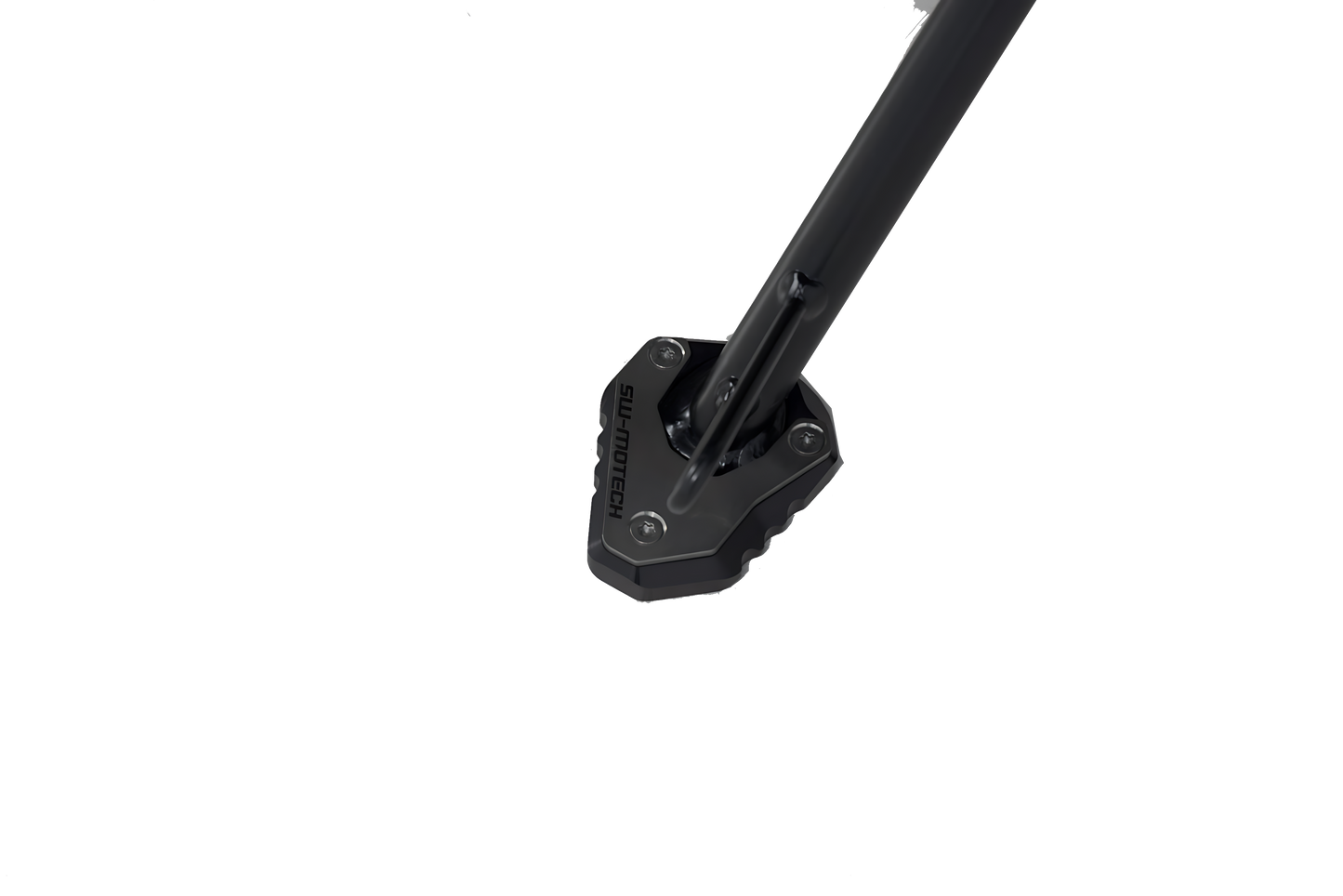 Extension para caballete lateral Negro/plateado. Modelos Kawasaki.