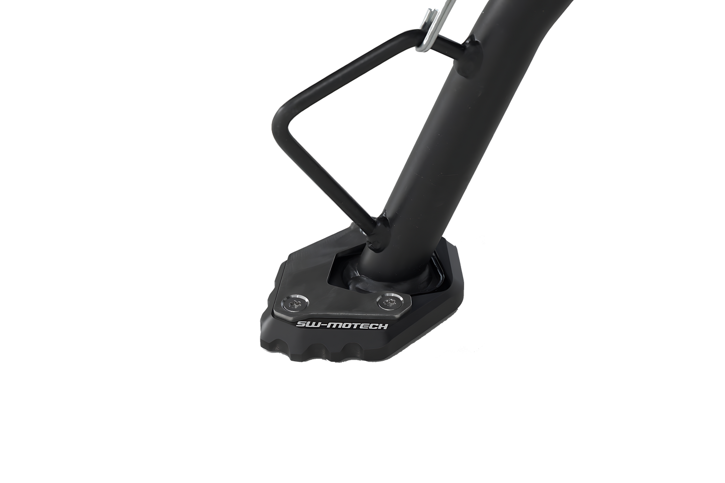 Extension para caballete lateral Negro/plateado. CFMoto 800MT (21-).