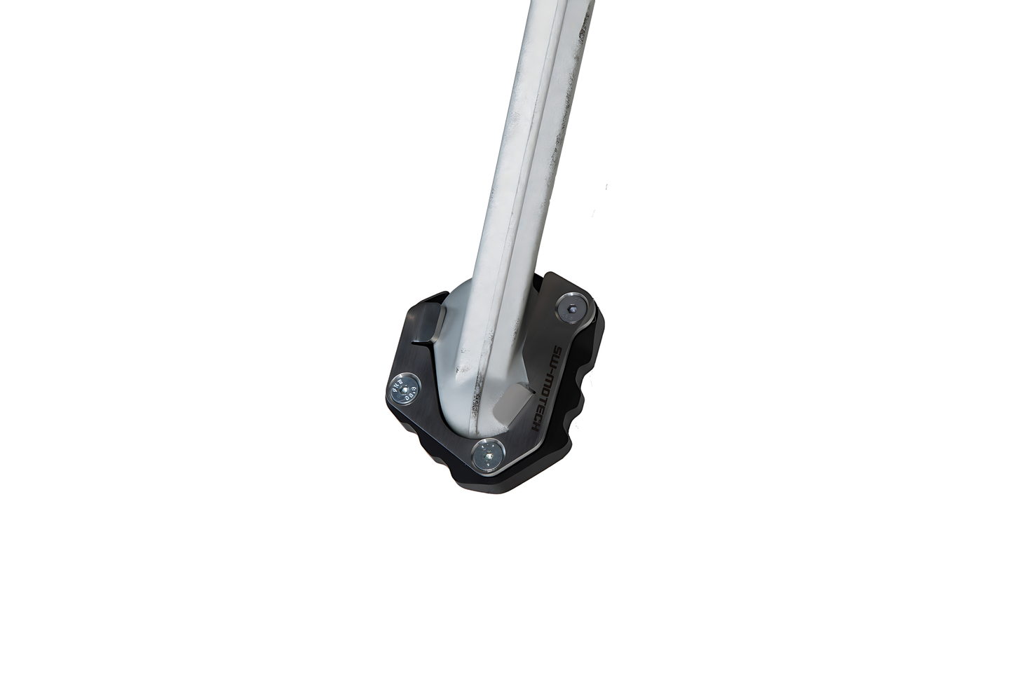 Extension para caballete lateral Negro/Plateado. Triumph Tiger 900/GT/Pro (19-).