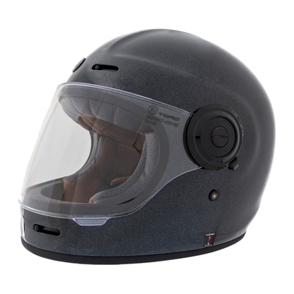 Casco Torc T1 Newport Negro Metálico