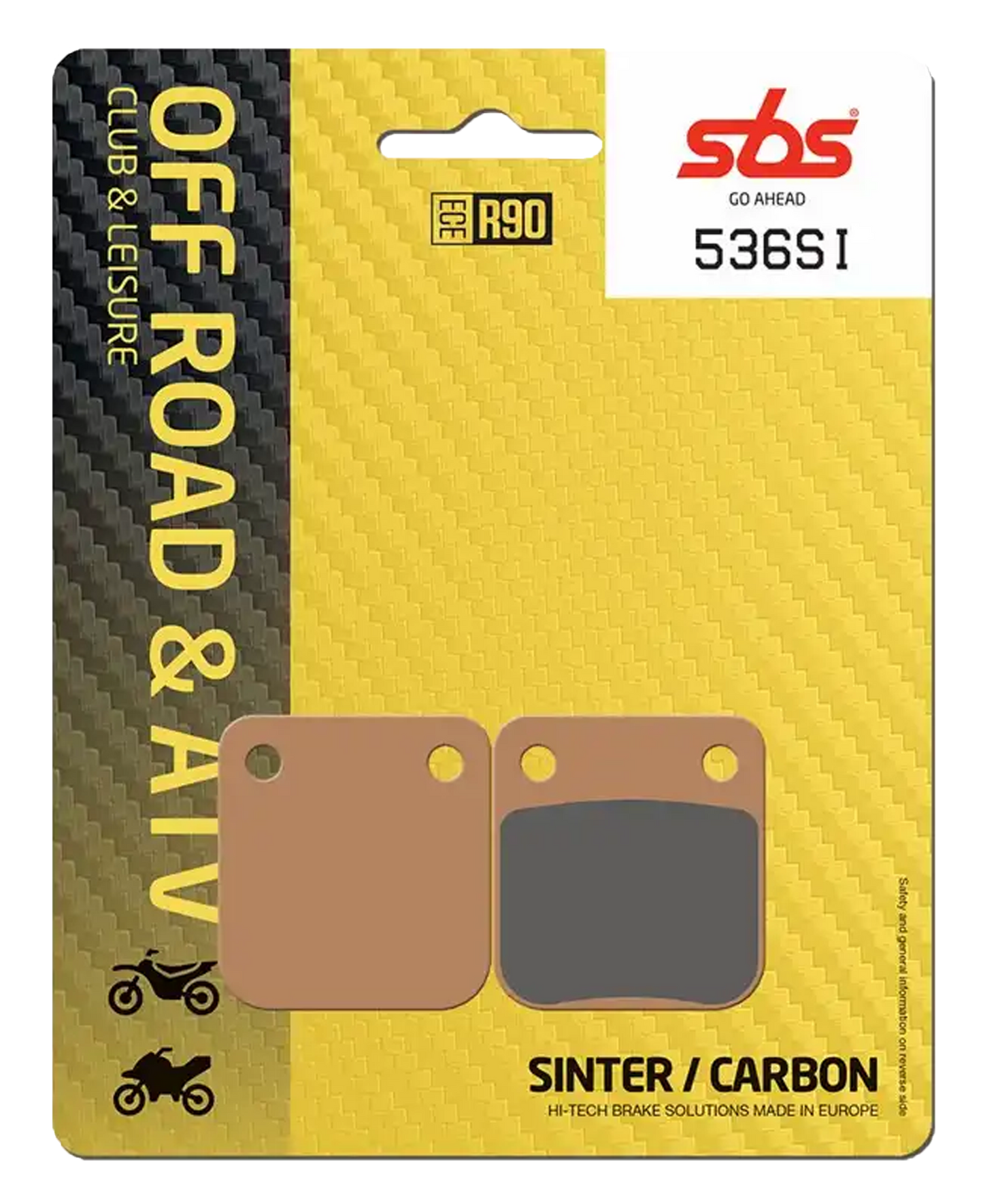 536SI, Disco frontal/trasero,