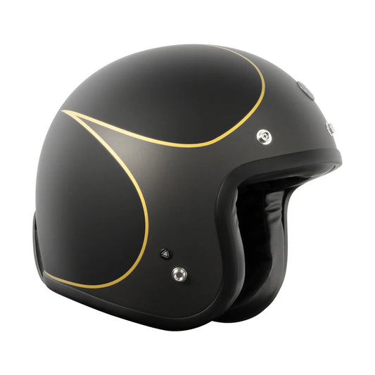 Casco Torc 3/4 Del Mar Hardy Negro