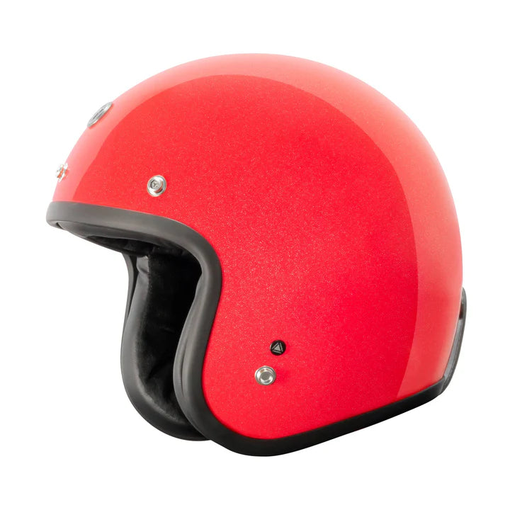 Casco Torc 3/4 Del Mar Rojo Metálico