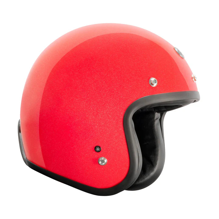Casco Torc 3/4 Del Mar Rojo Metálico