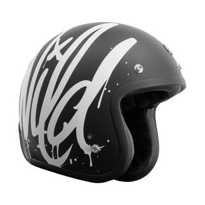 Casco Torc 3/4 Del Mar Wild One Negro