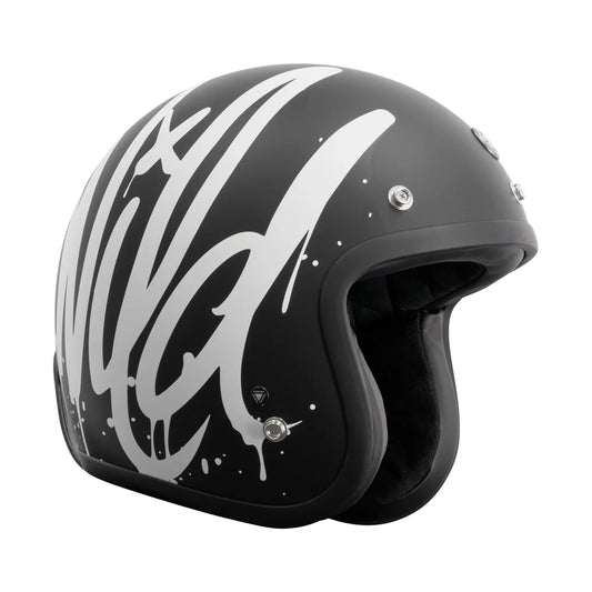 Casco Torc 3/4 Del Mar Wild One Negro