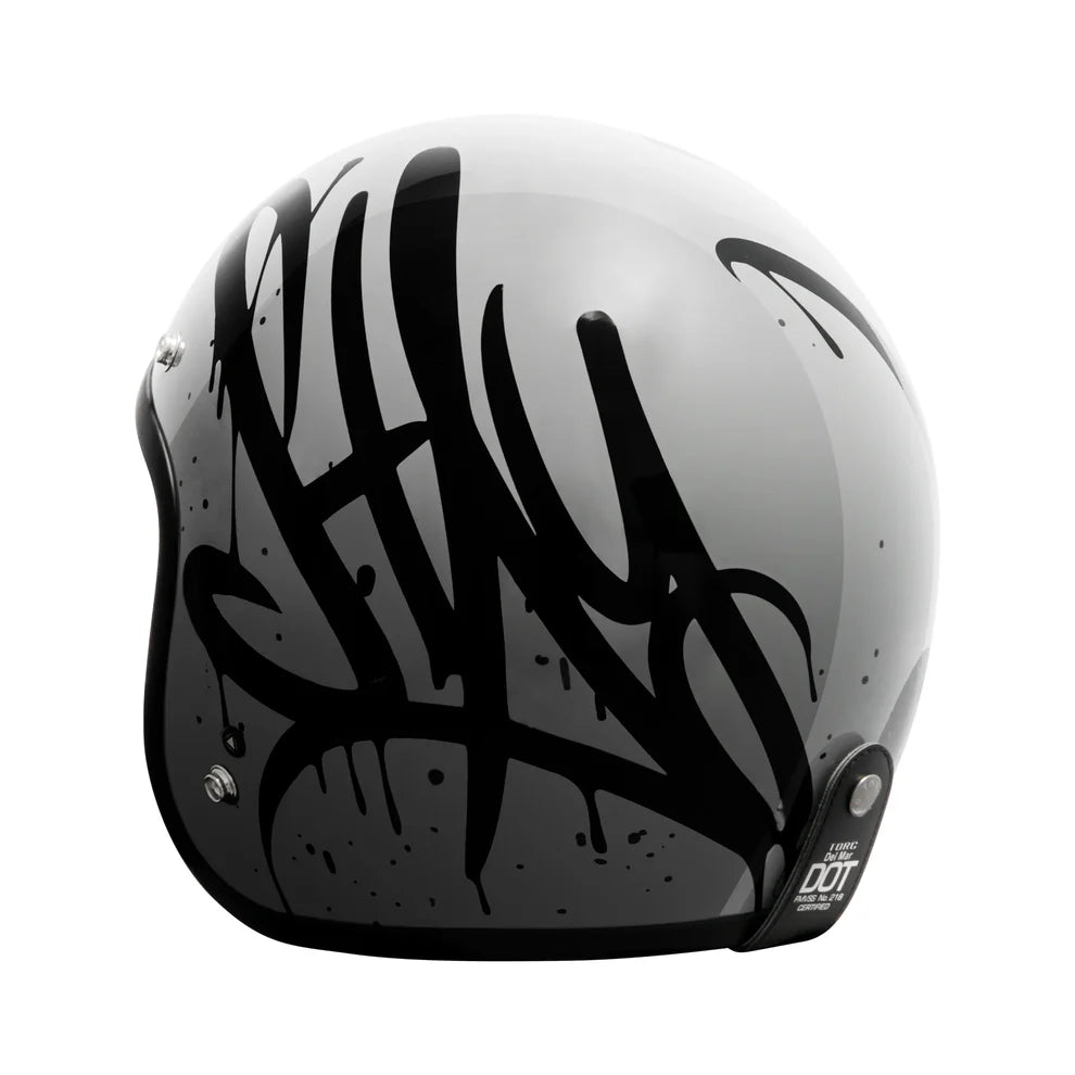 Casco Torc 3/4 Del Mar Wild One Gris