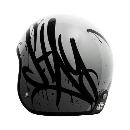 Casco Torc 3/4 Del Mar Wild One Gris