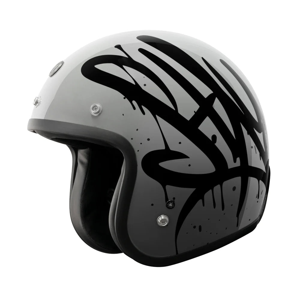 Casco Torc 3/4 Del Mar Wild One Gris