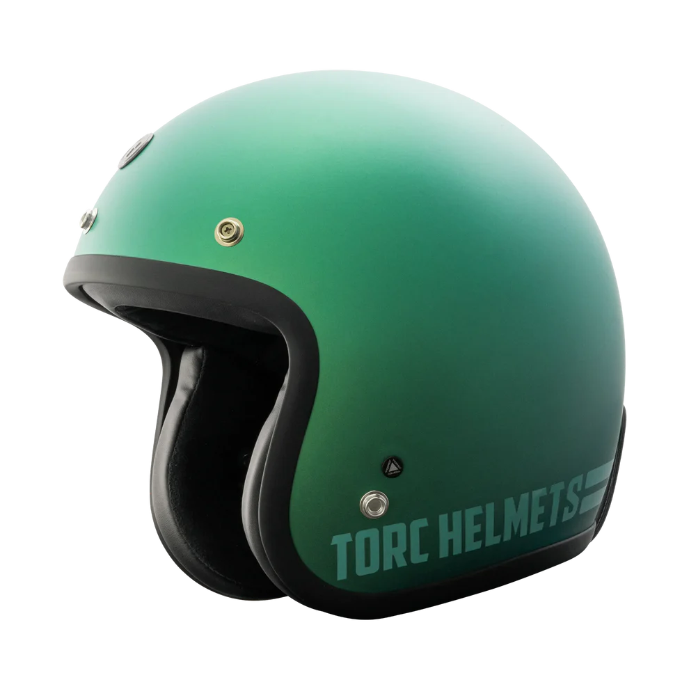 Casco Torc 3/4 Del Mar Verde Iridicente