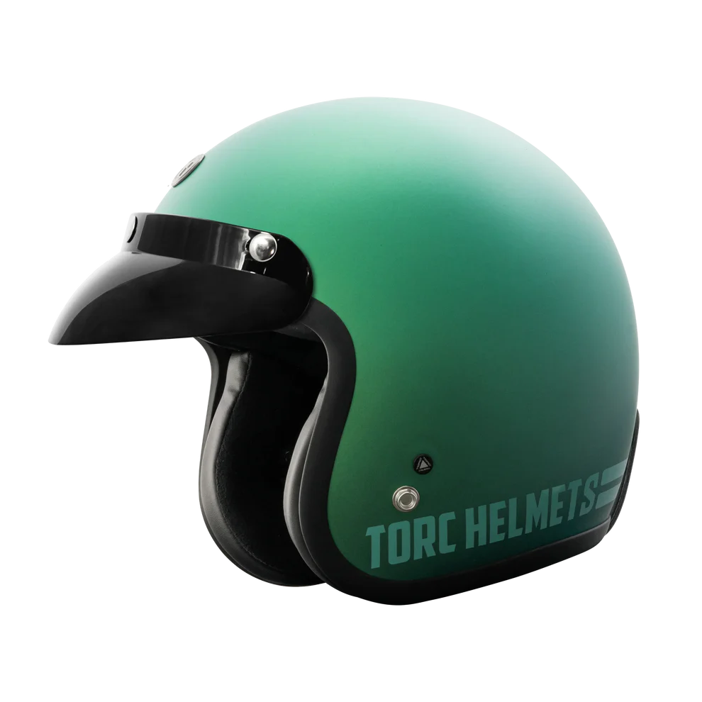 Casco Torc 3/4 Del Mar Verde Iridicente