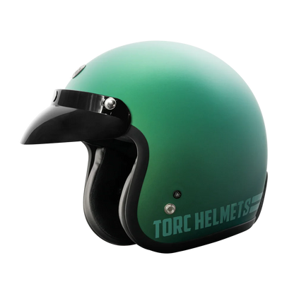 Casco Torc 3/4 Del Mar Verde Iridicente