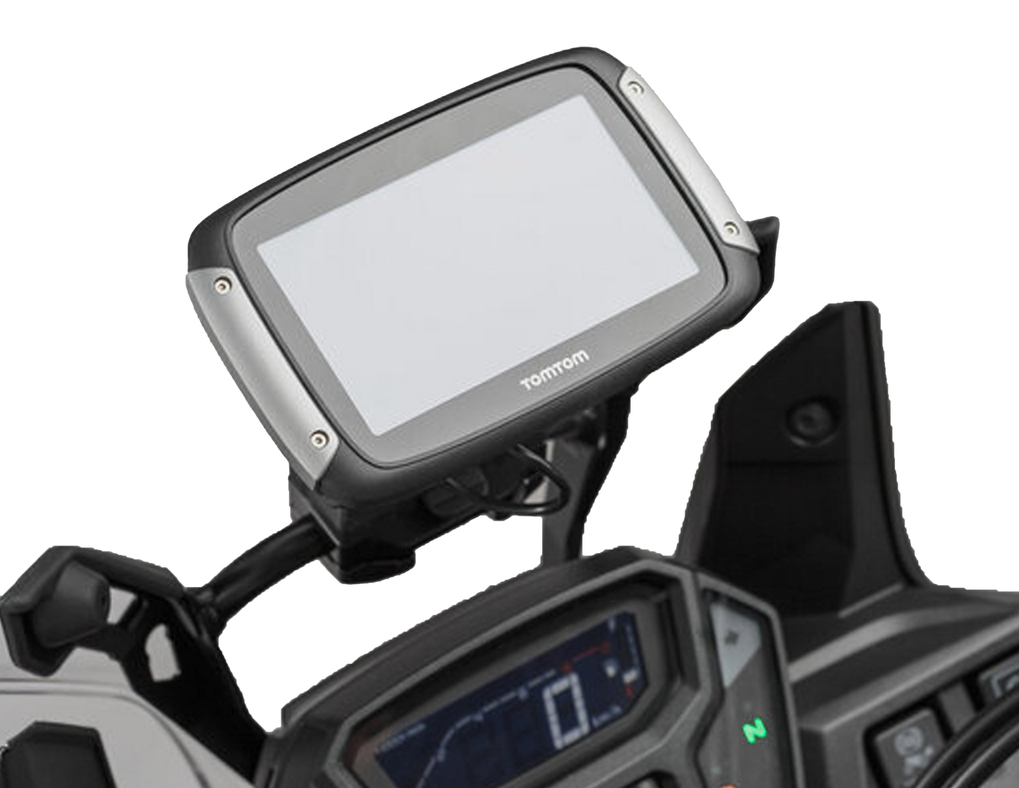 Soporte de GPS QUICK-LOCK para barra cruzada Negro Amortiguador