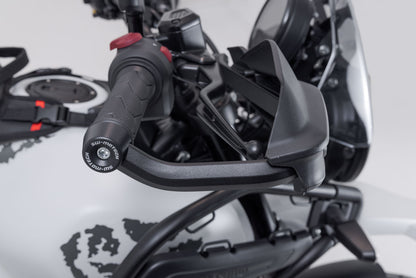 SW-MOTECH Kit de protectores de manos Adventure Negro. Royal Enfield Himalayan 450 / Rally.