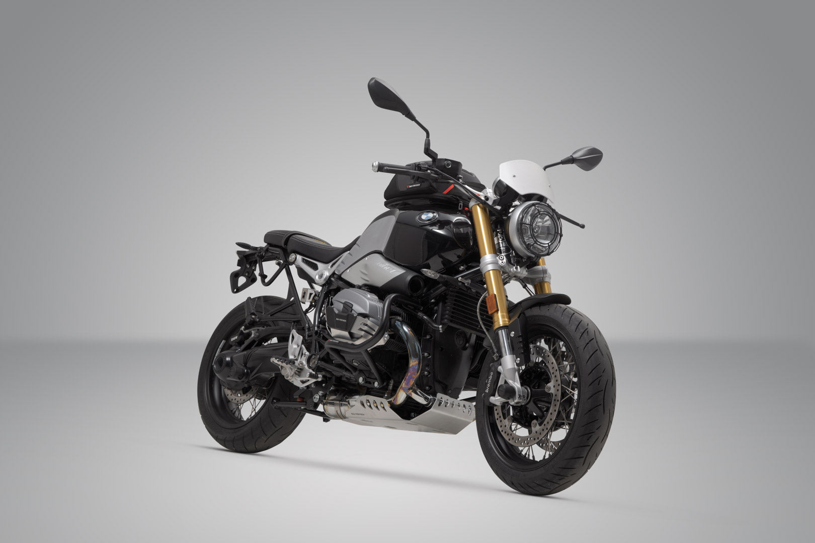 SW-MOTECH Soporte lateral derecho SLC BMW R nineT (14-) Scrambler/Pure/Racer/GS (16-).