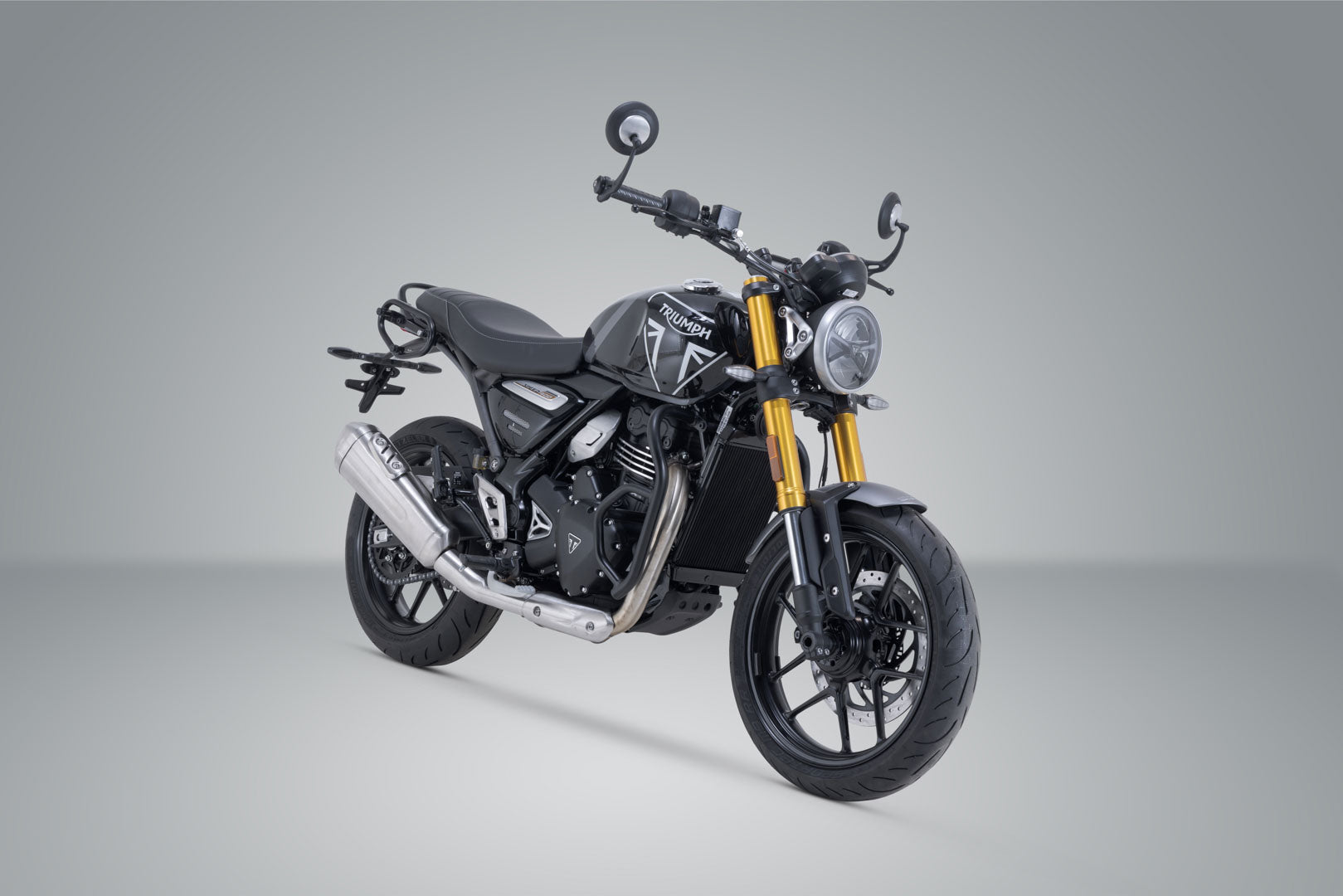 SW-MOTECH Soporte lateral izquierdo SLC Triumph Speed 400 / Scrambler 400 X/XC (23-).