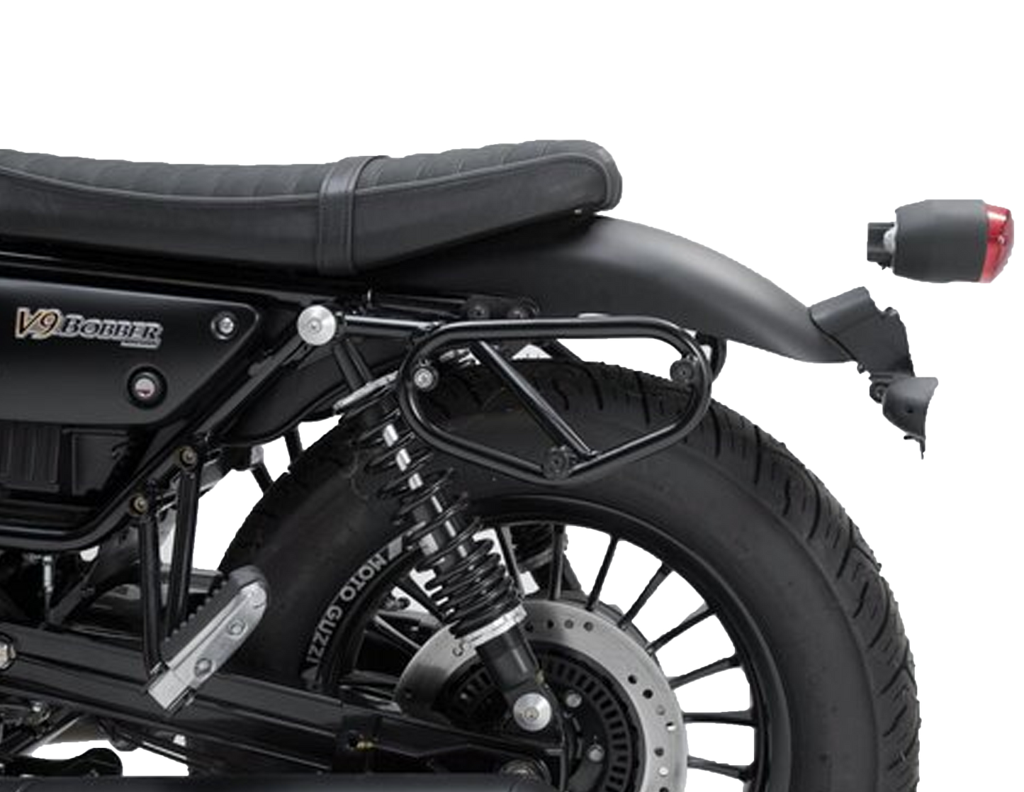 SLC soporte lateral izqiuerda Moto Guzzi V9 Roamer/Bobber (15-).