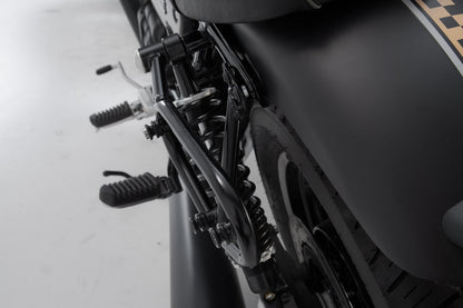 SW-MOTECH Soporte lateral izquierdo SLC Moto Guzzi V9 Roamer/Bobber (15-).