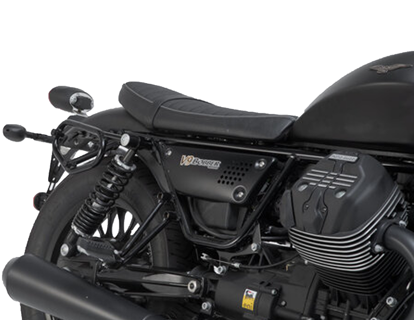 SLC soporte lateral derecha Moto Guzzi V9 Roamer/Bobber (15-).