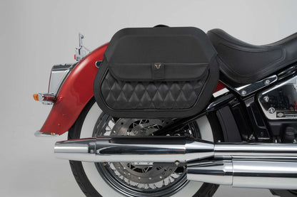 SW-MOTECH Soporte lateral SLH izquierdo LH2 Harley-Davidson Softail Deluxe (17-). Para LH2.