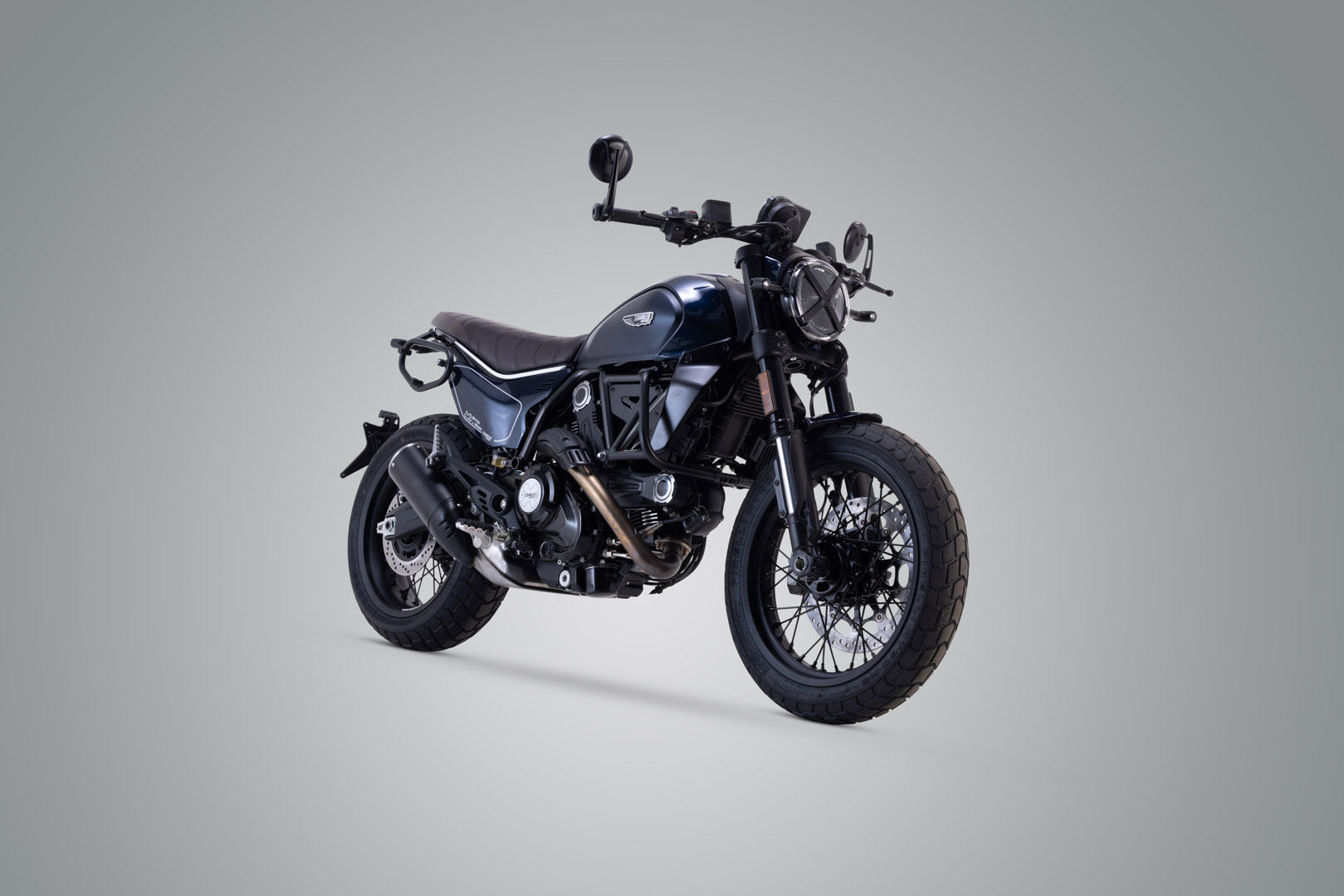 SW-MOTECH Soporte lateral derecho SLC Modelos Ducati Scrambler (23-).