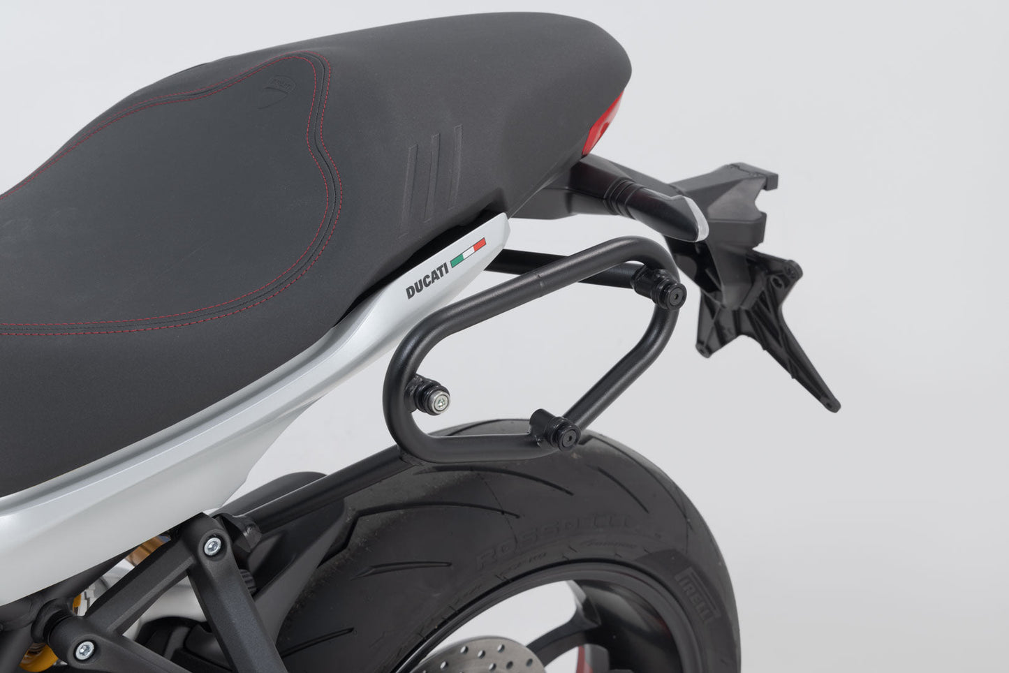 SW-MOTECH SLC soporte lateral izquierdo Ducati Monster 821/1200 Super Sport 950.