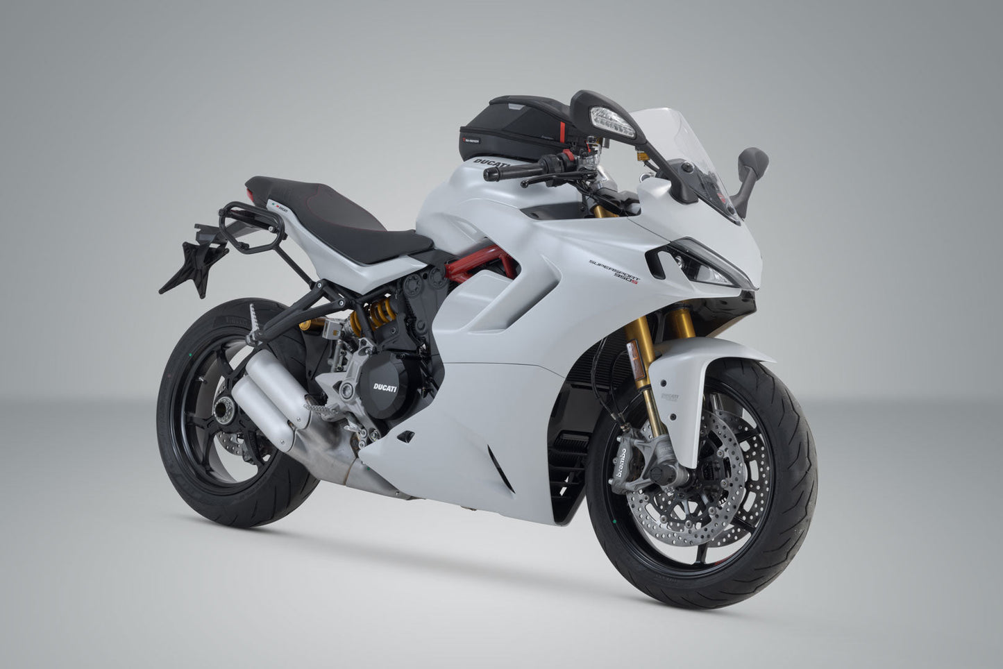 SW-MOTECH Soporte lateral derecho SLC Ducati Monster 821/1200 Super Sport 950.