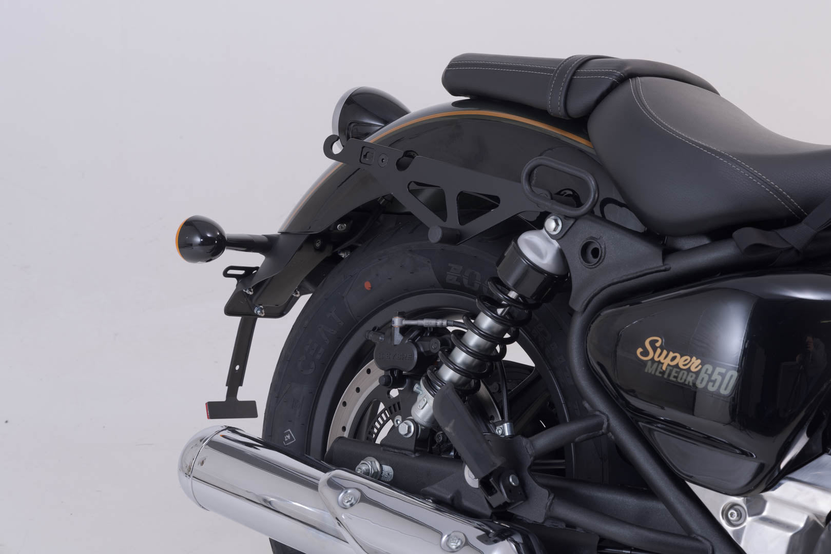 SW-MOTECH Soporte lateral SLH LH1 derecho Royal Enfield Super Meteor 650 (22-).