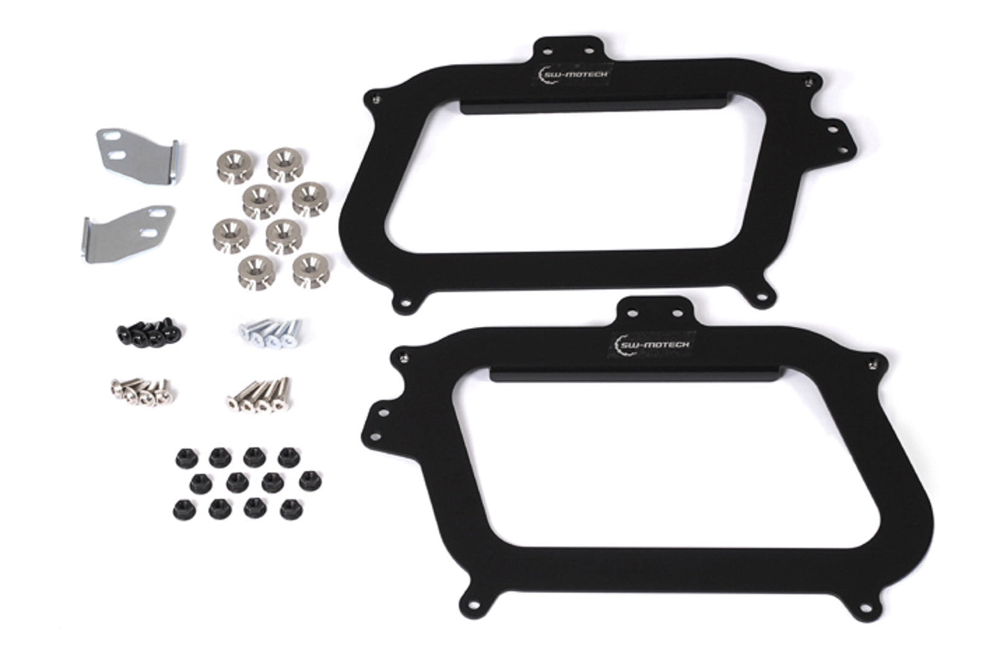 SW-MOTECH Kit adaptador para soportes originales GIVI Negro. Para maleta lateral TRAX. Por pares.