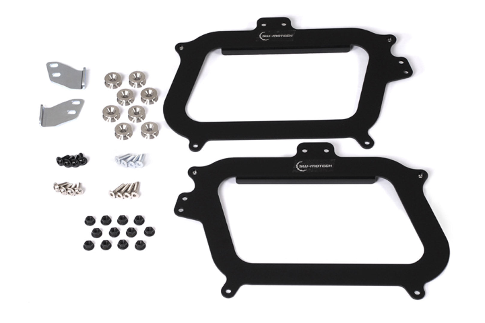 SW-MOTECH Kit adaptador para soportes originales GIVI Negro. Para maleta lateral TRAX. Por pares.