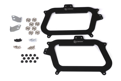 SW-MOTECH Kit adaptador para soportes originales GIVI Negro. Para maleta lateral TRAX. Por pares.