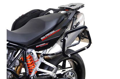 SW-MOTECH Kit adaptador para soporte lateral EVO Para maletas laterales AERO ABS. Para 2 maletas.