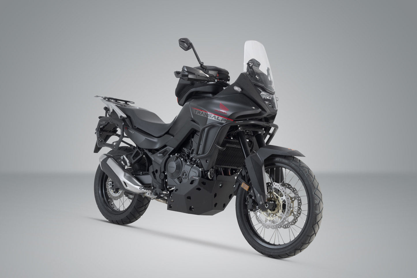 SW-MOTECH Soporte lateral PRO Negro. Honda XL750 Transalp (22-).