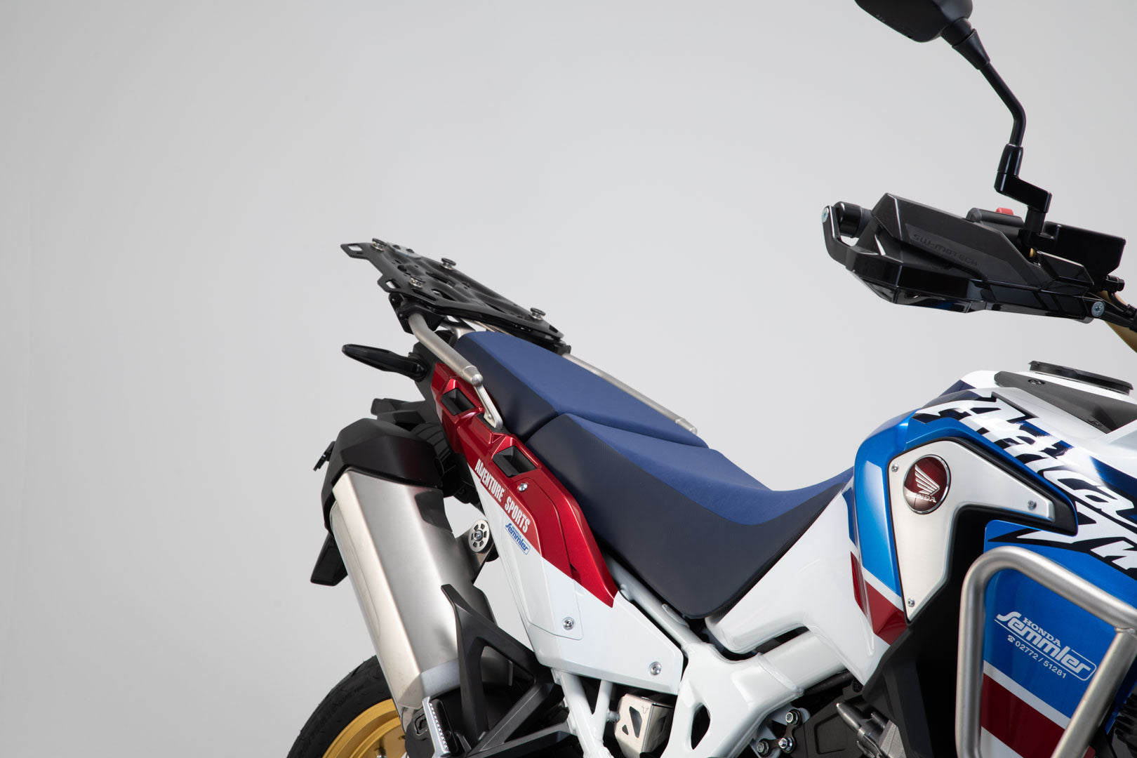 SW-MOTECH Soporte lateral PRO -Versión off-road Negro. Honda Africa Twin / Adv Sports (18-).