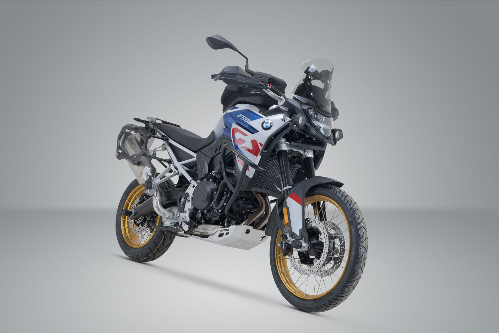 SW-MOTECH Soporte lateral PRO Negro. BMW F 900 GS (23-).