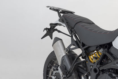 SW-MOTECH Soporte lateral PRO Negro. Ducati DesertX (22-) / Rally (23-).