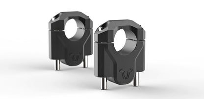 SW-MOTECH Elevador de manillar h=40 mm. Negro. R1200GS (12-18) R1250GS (18-).
