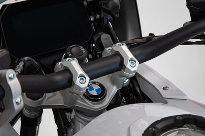 SW-MOTECH Acercador de manillar Eleva 32 mm. Acerca 20 mm. Plateado. Modelos BMW.