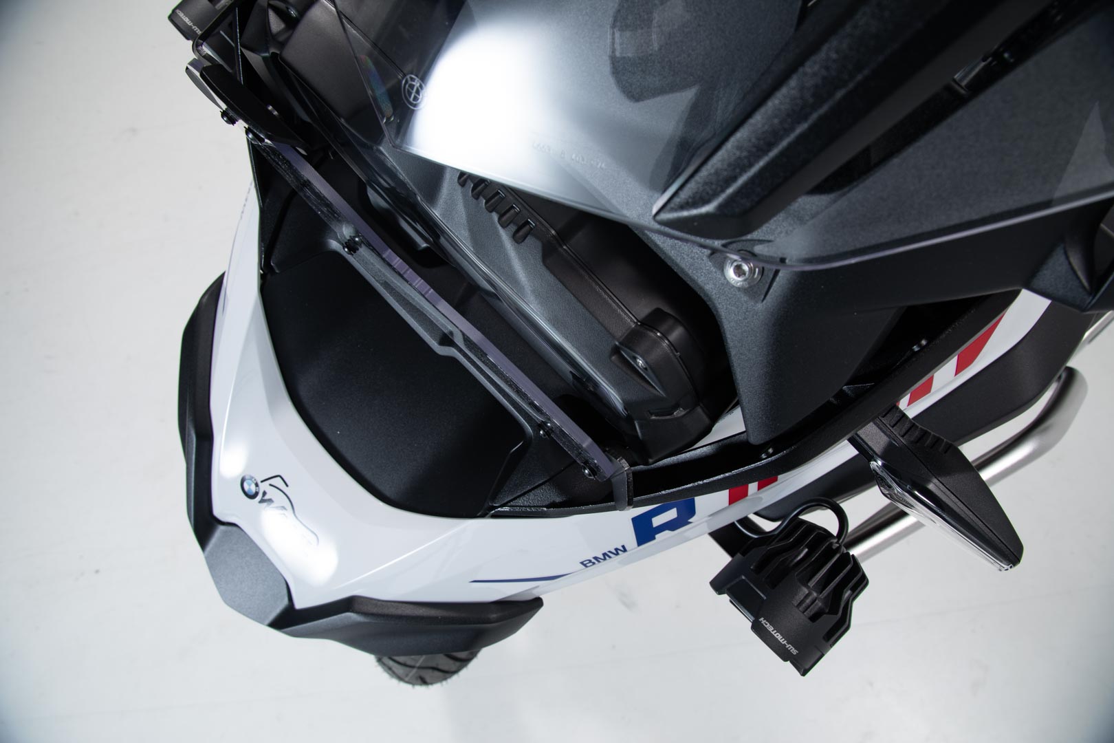 SW-MOTECH Protector de luces delanteras Soporte panel de PVC. R1200GS(12-)R1250GS(18-)