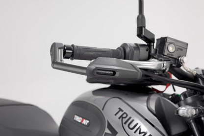 SW-MOTECH Protectores de maneta con deflector de aire Negro. Para modelos KTM / Triumph.
